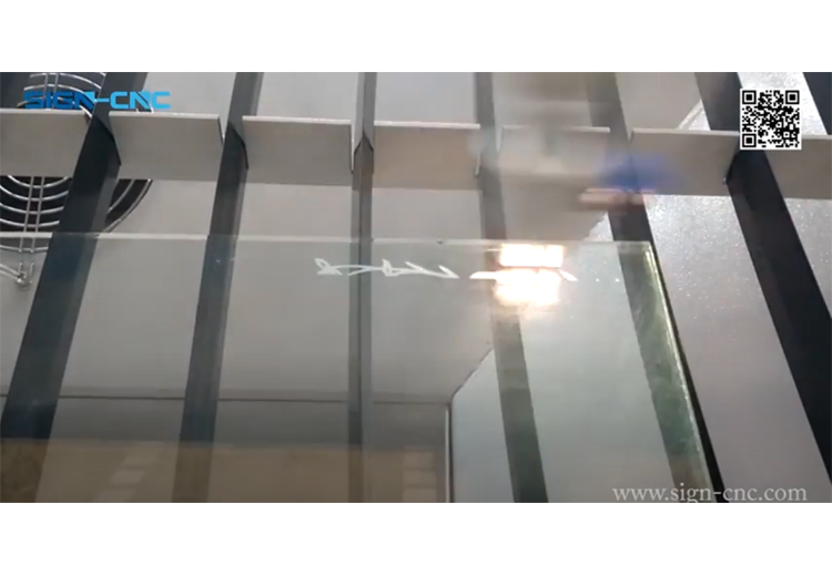 SIGN-CNC 激光玻璃雕刻